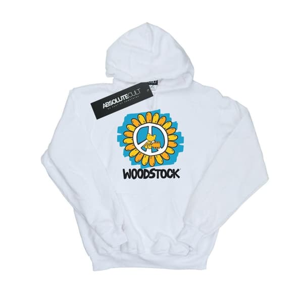 Woodstock Mens Flower Peace Hoodie