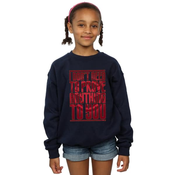 Marvel Girls Captain Marvel Prove Anything Sweatshirt