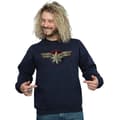 Pikkukuva 2 / 3: Marvel Mens Captain Marvel Chest Emblem Sweatshirt