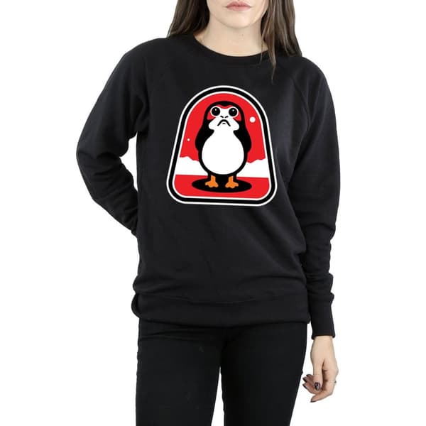 Star Wars Sweatshirt med Porgs-märke från De sista jediriddarna - dam/dam