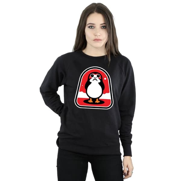 Star Wars Sweatshirt med Porgs-märke från De sista jediriddarna - dam/dam