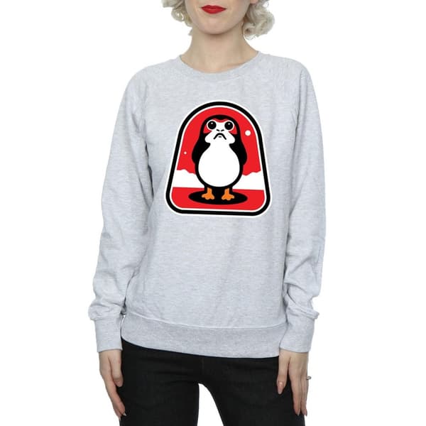 Star Wars Sweatshirt med Porgs-märke från De sista jediriddarna - dam/dam