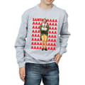 Miniatyrbilde 3 av 5: Elf Boys Buddy Santa Scream Sweatshirt