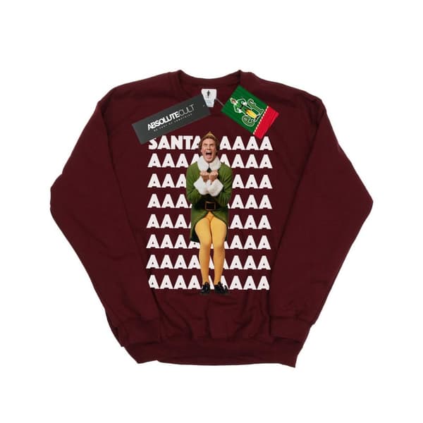 Elf Buddy Santa Scream-tröja för pojkar