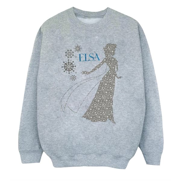 Disney Pojkar Frozen Elsa Christmas Silhouette Sweatshirt
