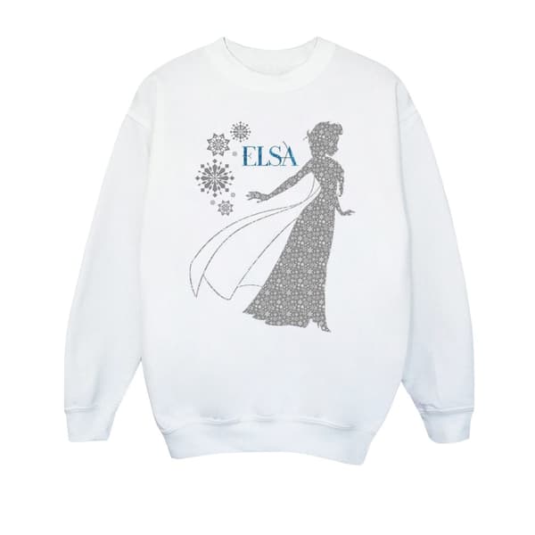 Disney Pojkar Frozen Elsa Christmas Silhouette Sweatshirt