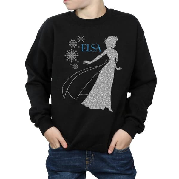 Disney Pojkar Frozen Elsa Christmas Silhouette Sweatshirt