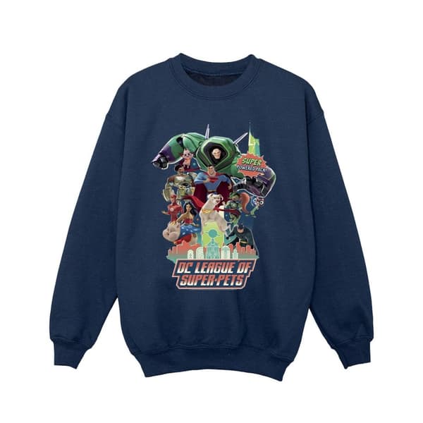 DC Comics DC Comics DC League Of Super-Pets Super Powered Pack Sweatshirt för flickor