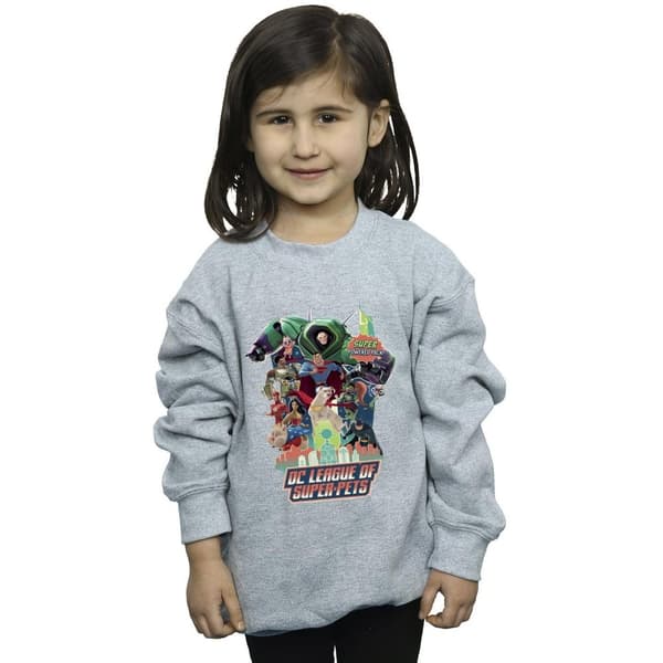 DC Comics DC Comics DC League Of Super-Pets Super Powered Pack Sweatshirt för flickor