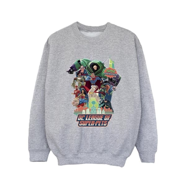 DC Comics DC Comics DC League Of Super-Pets Super Powered Pack Sweatshirt för flickor