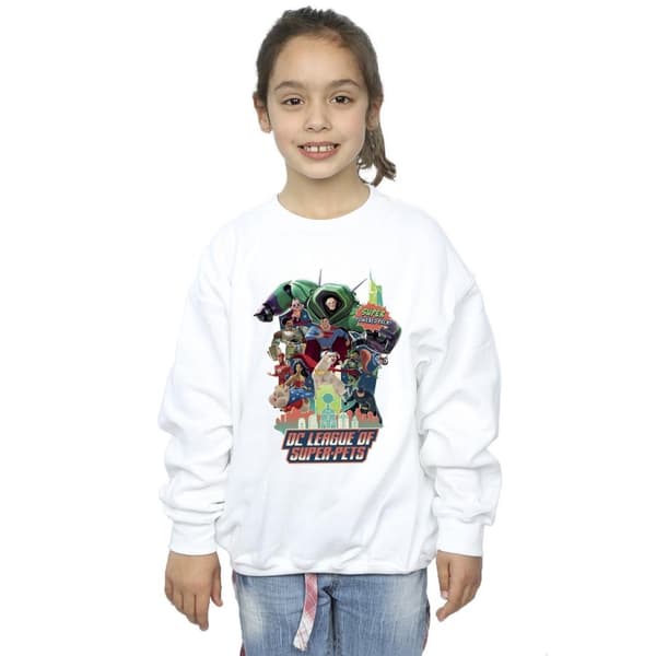 DC Comics DC Comics DC League Of Super-Pets Super Powered Pack Sweatshirt för flickor