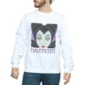 Miniatyrbillede 3 af 5: Disney Mens Maleficent Cropped Head Sweatshirt