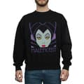 Miniatyrbillede 3 af 5: Disney Mens Maleficent Cropped Head Sweatshirt