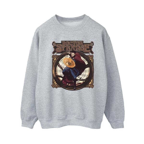 Marvel Womens/Ladies Doctor Strange Circle Sweatshirt Sports Grey XL