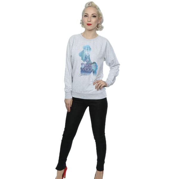 Disney Princess Dam/Tjej Cinderella Sweatshirt med fylld silhuett