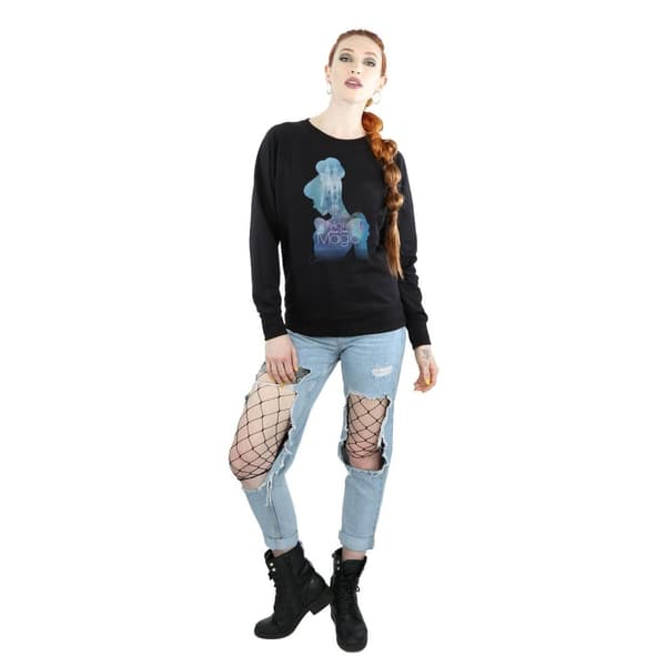 Disney Princess Dam/Tjej Cinderella Sweatshirt med fylld silhuett