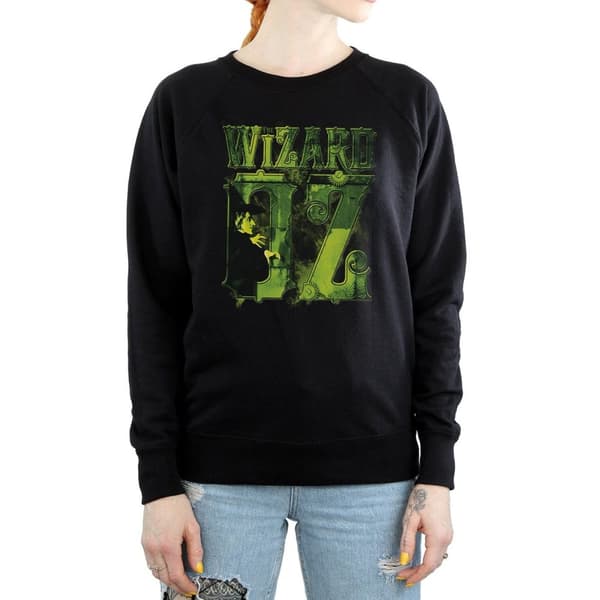 The Wizard Of Oz Sweatshirt med Wicked Witch-logga för damer/kvinnor