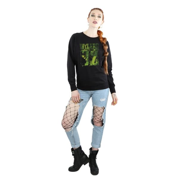 The Wizard Of Oz Sweatshirt med Wicked Witch-logga för damer/kvinnor