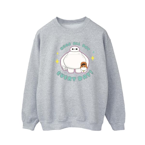 Disney Big Hero 6 Baymax Hugs Everyday - Sweatshirt för herrar