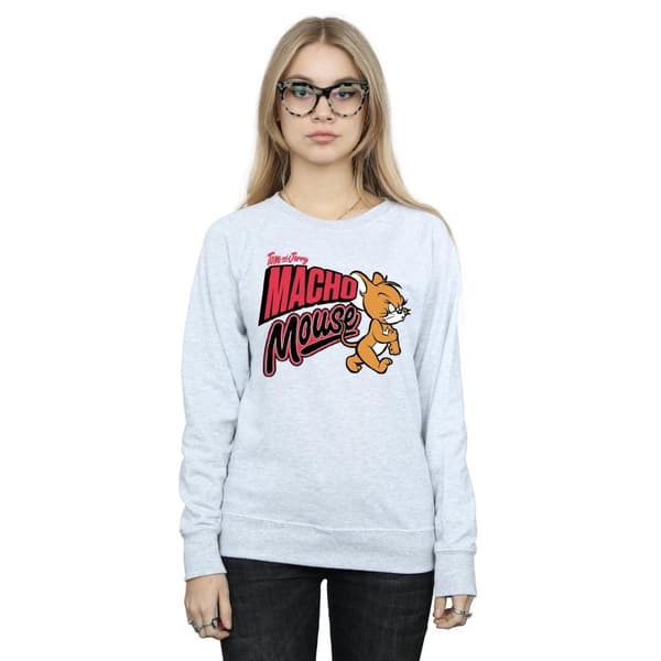 Tom And Jerry Dam/Tjej Macho Mouse Sweatshirt