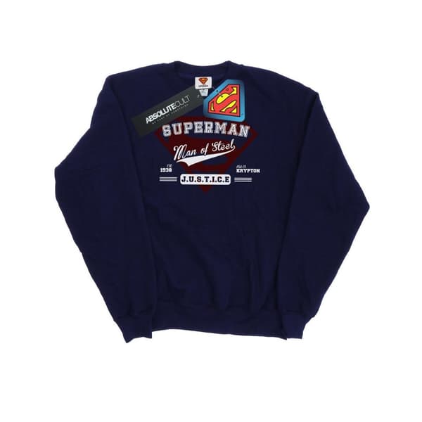 DC Comics Womens/Ladies Superman Man Of Steel Sweatshirt