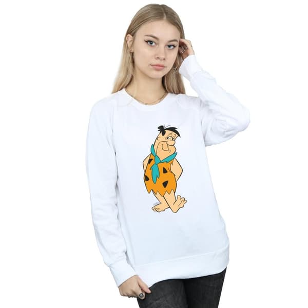 The Flintstones Womens/Ladies Fred Flintstone Kick Sweatshirt