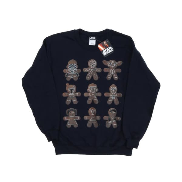 Star Wars Womens/Ladies Christmas Gingerbread Sweatshirt