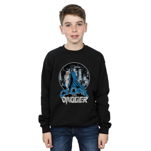 Marvel Boys Cloak And Dagger Retro Sweatshirt