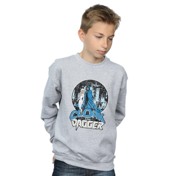 Marvel Boys Cloak And Dagger Retro Sweatshirt