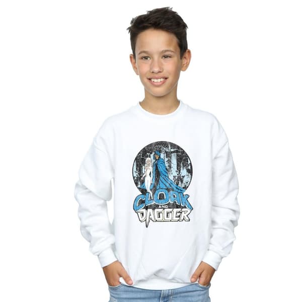 Marvel Boys Cloak And Dagger Retro Sweatshirt