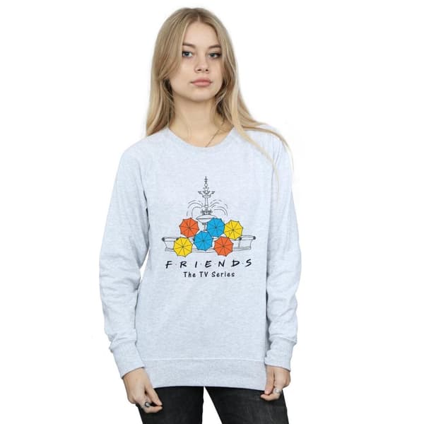 Friends Sweatshirt med fontäner och paraplyer - dam/dam