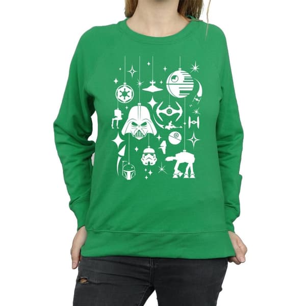 Star Wars Womens/Ladies Christmas Decorations Sweatshirt