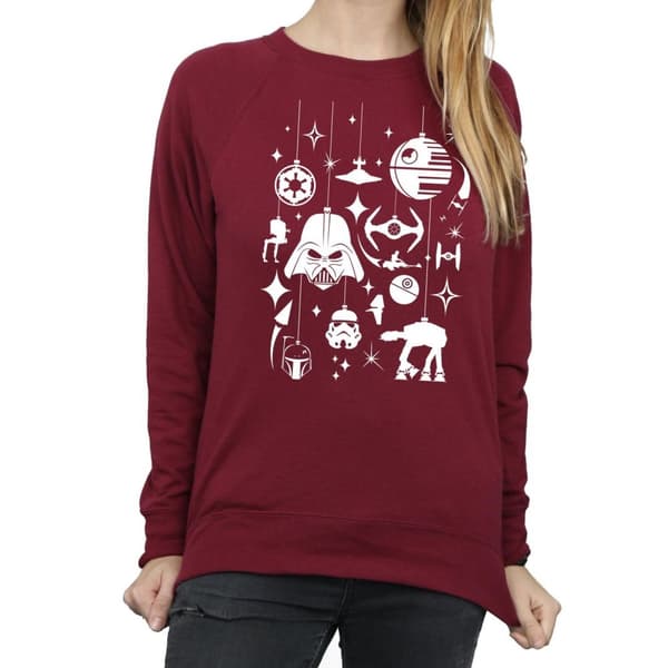 Star Wars Womens/Ladies Christmas Decorations Sweatshirt