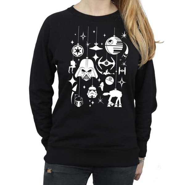 Star Wars Womens/Ladies Christmas Decorations Sweatshirt