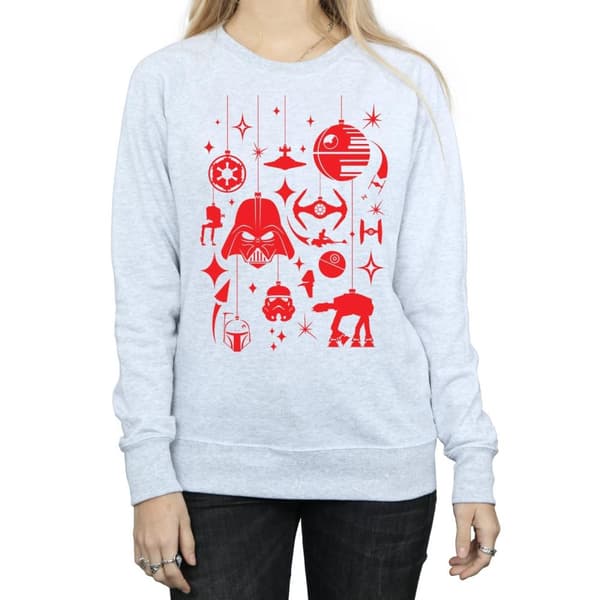 Star Wars Womens/Ladies Christmas Decorations Sweatshirt