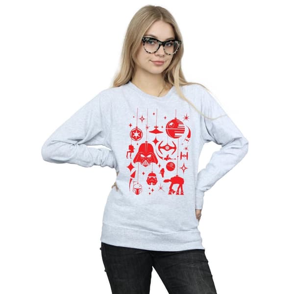 Star Wars Womens/Ladies Christmas Decorations Sweatshirt