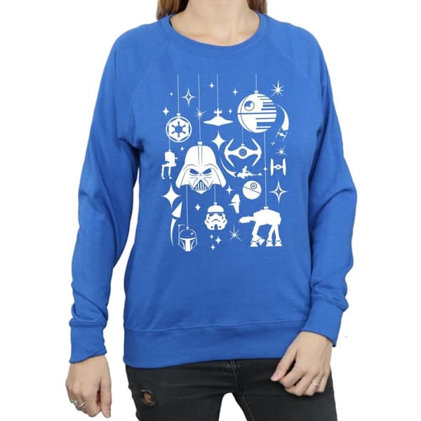 Star Wars Womens/Ladies Christmas Decorations Sweatshirt