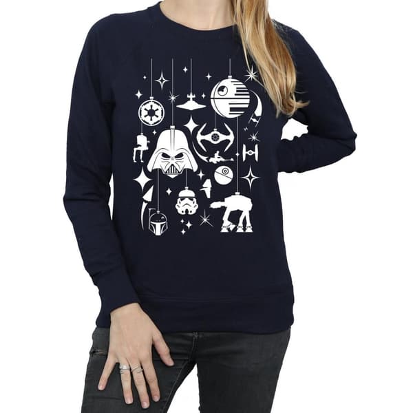 Star Wars Womens/Ladies Christmas Decorations Sweatshirt
