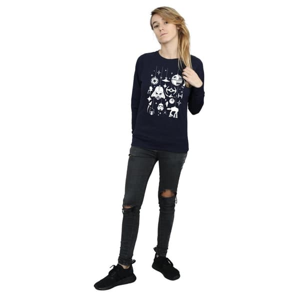 Star Wars Womens/Ladies Christmas Decorations Sweatshirt