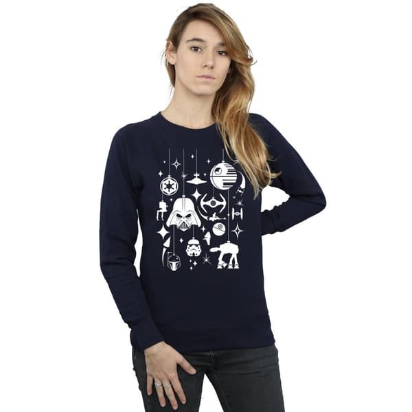 Star Wars Womens/Ladies Christmas Decorations Sweatshirt