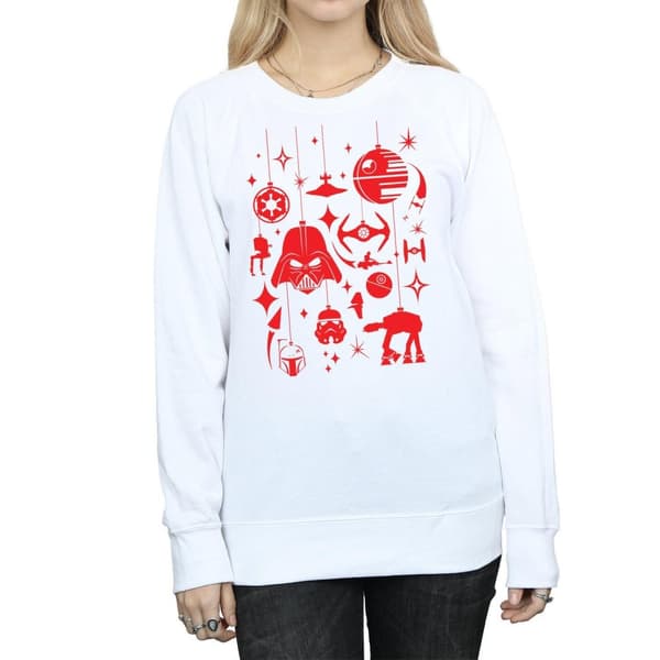 Star Wars Womens/Ladies Christmas Decorations Sweatshirt