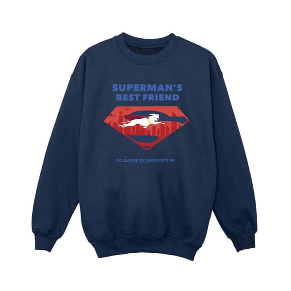 DC Comics Pojkar DC Comics DC League Of Super-Pets Supermans bästa vän-tröja