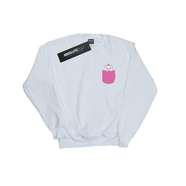 Disney Mens Aristocats Marie Chest Sweatshirt