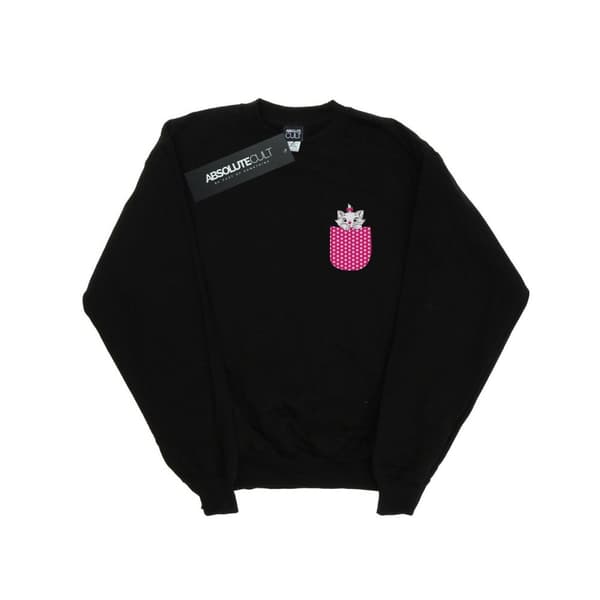 Disney Mens Aristocats Marie Chest Sweatshirt
