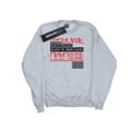 Miniatyrbild 1 av 3: David Bowie Dam/Tjej Svart Slips Vit Noise Sweatshirt