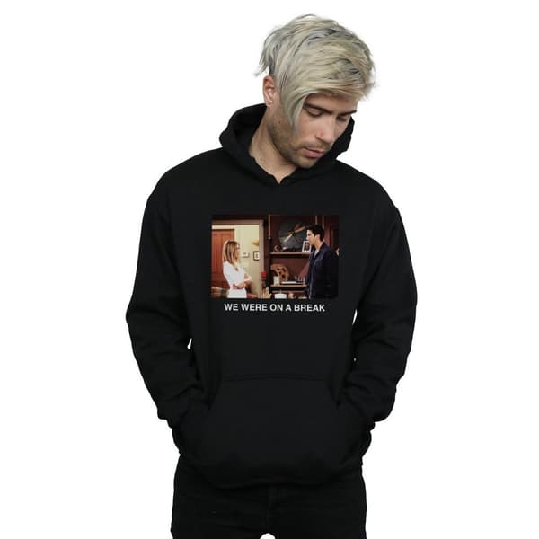 Friends Mens We Were On A Break Photo Hoodie