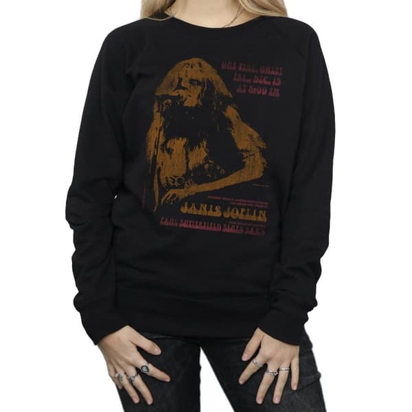 Janis Joplin Womens/Ladies Madison Square Garden Sweatshirt