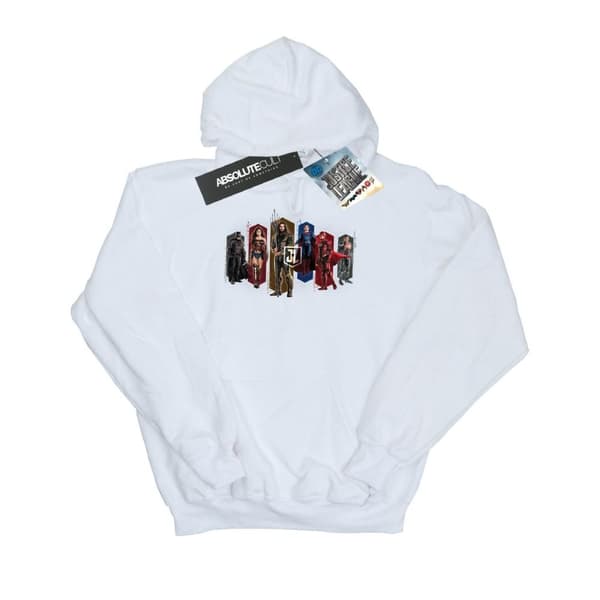 DC Comics Mens Justice League Movie Team Hexagons Hoodie