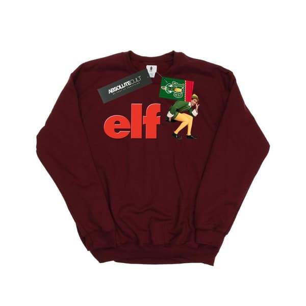 Elf Sweatshirt med Crouching-logotyp för flickor