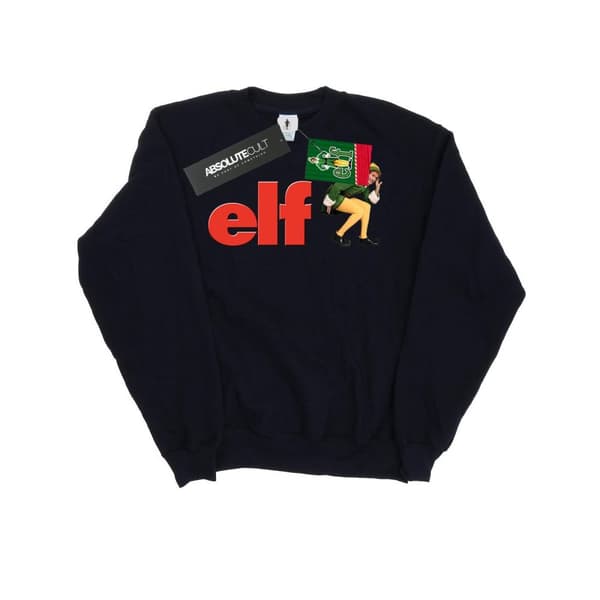 Elf Sweatshirt med Crouching-logotyp för flickor